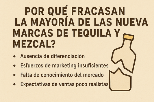¿Por qué fracasan la mayoría de las nuevas marcas de tequila y mezcal?