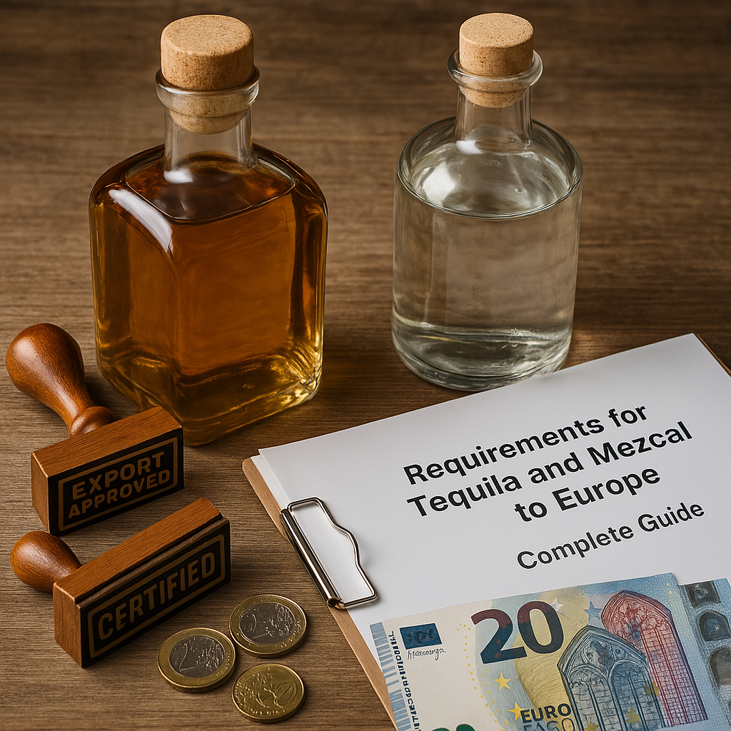 Requisitos para exportar tequila y mezcal a Europa: Guía completa