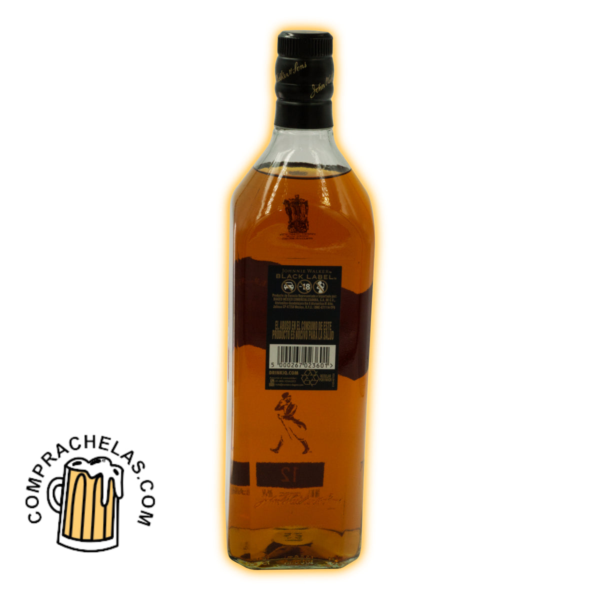 Experimenta el Lujo de Whisky Johnnie Walker Black Label en CompraChelas y CompraTequila