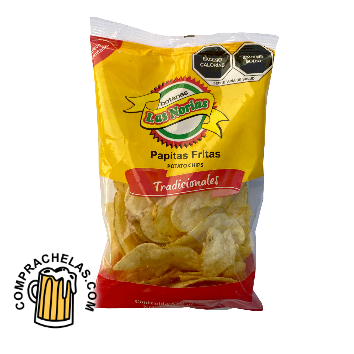 Papas Fritas Tradicionales Las Norias: Sabor Auténtico en Cada Crujido, Bolsa de 170 gramos para un Placer Duradero