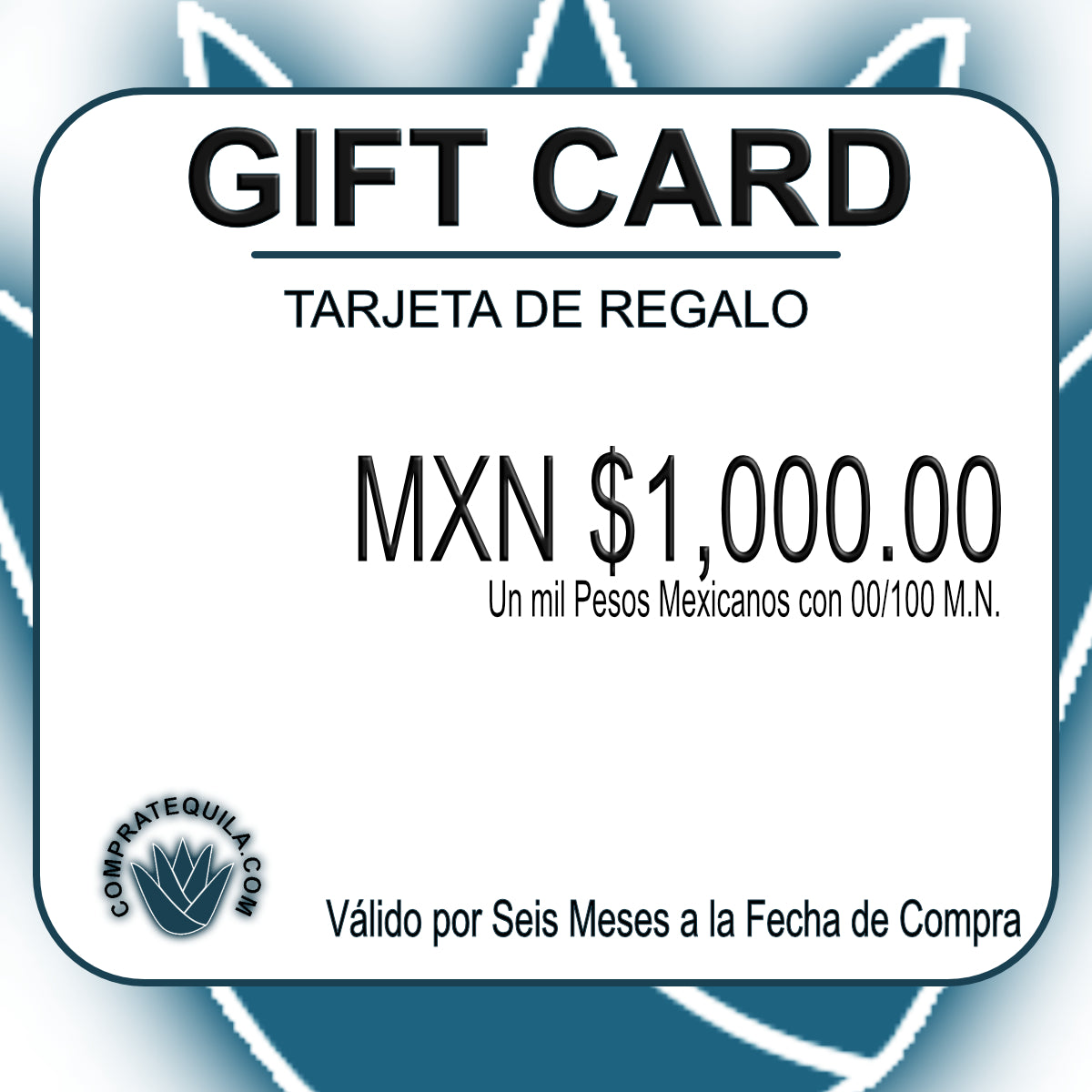 Tarjeta de Regalo CompraTequila: La Mejor Experiencia de Compra de Tequila y Más