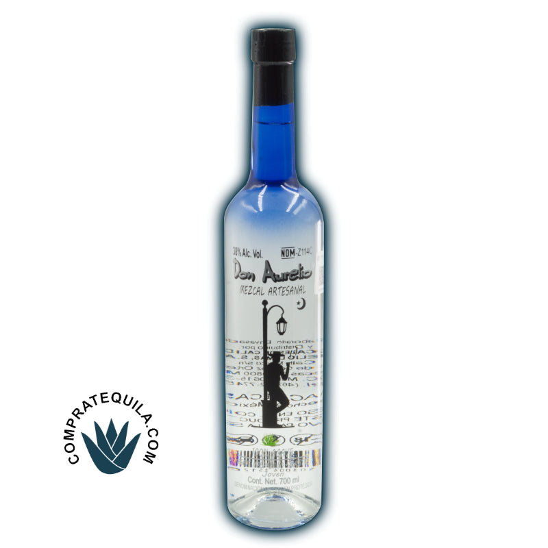 Mezcal don aurelio blanco/joven el autentico sabor del mejor mezcal del mundo