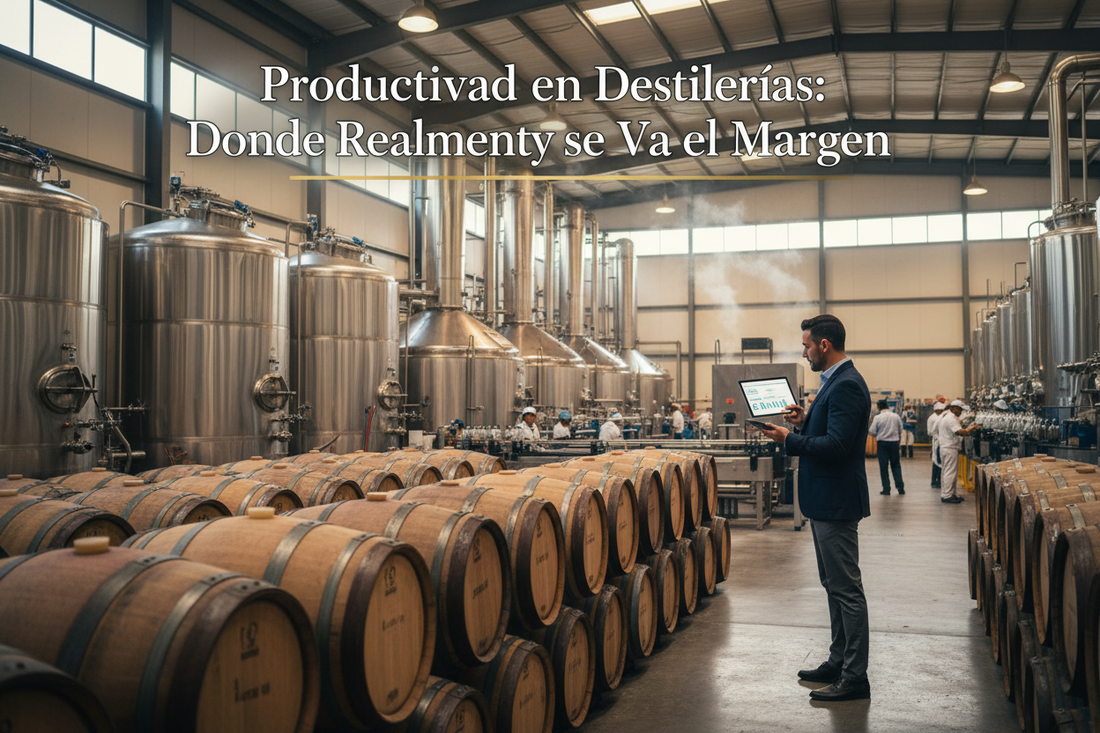 Productividad en Destilerías: Donde Realmente se Va el Margen