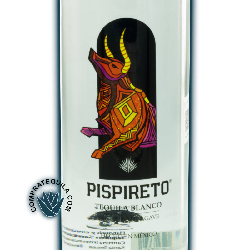 Tequila Pispireto: El auténtico sabor del tequila blanco 100% puro de agave de Tequila Jalisco - 40% Alc. Vol. ¡Disfrútalo en una botella de 1 lt elaborada por Tequilera Santa Teresa!