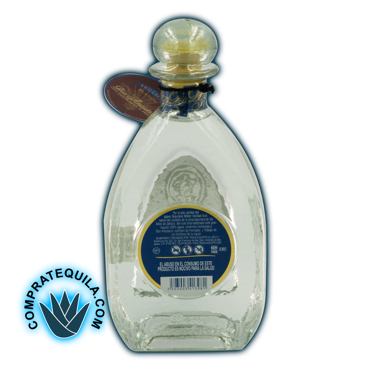 Don Anastacio Blanco Tequila: The perfection of flavor in every sip, available at Compratequila.com