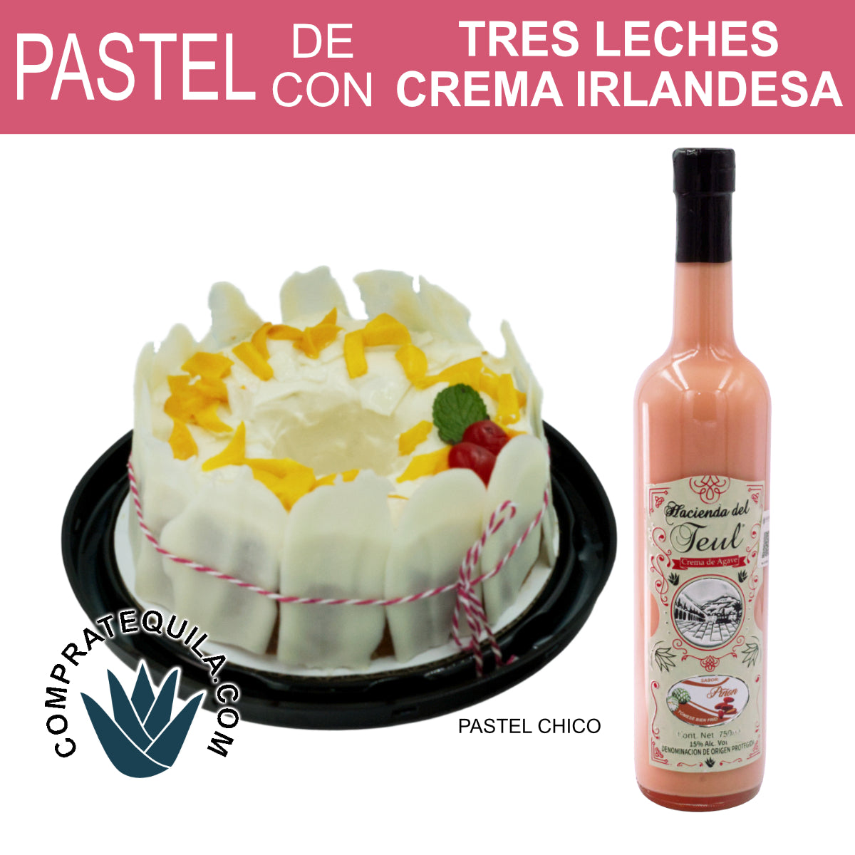 Exquisita Celebración: Pastel Edición Especial Tres Leches con Crema de Agave Mezcal para el Día de la Madre
