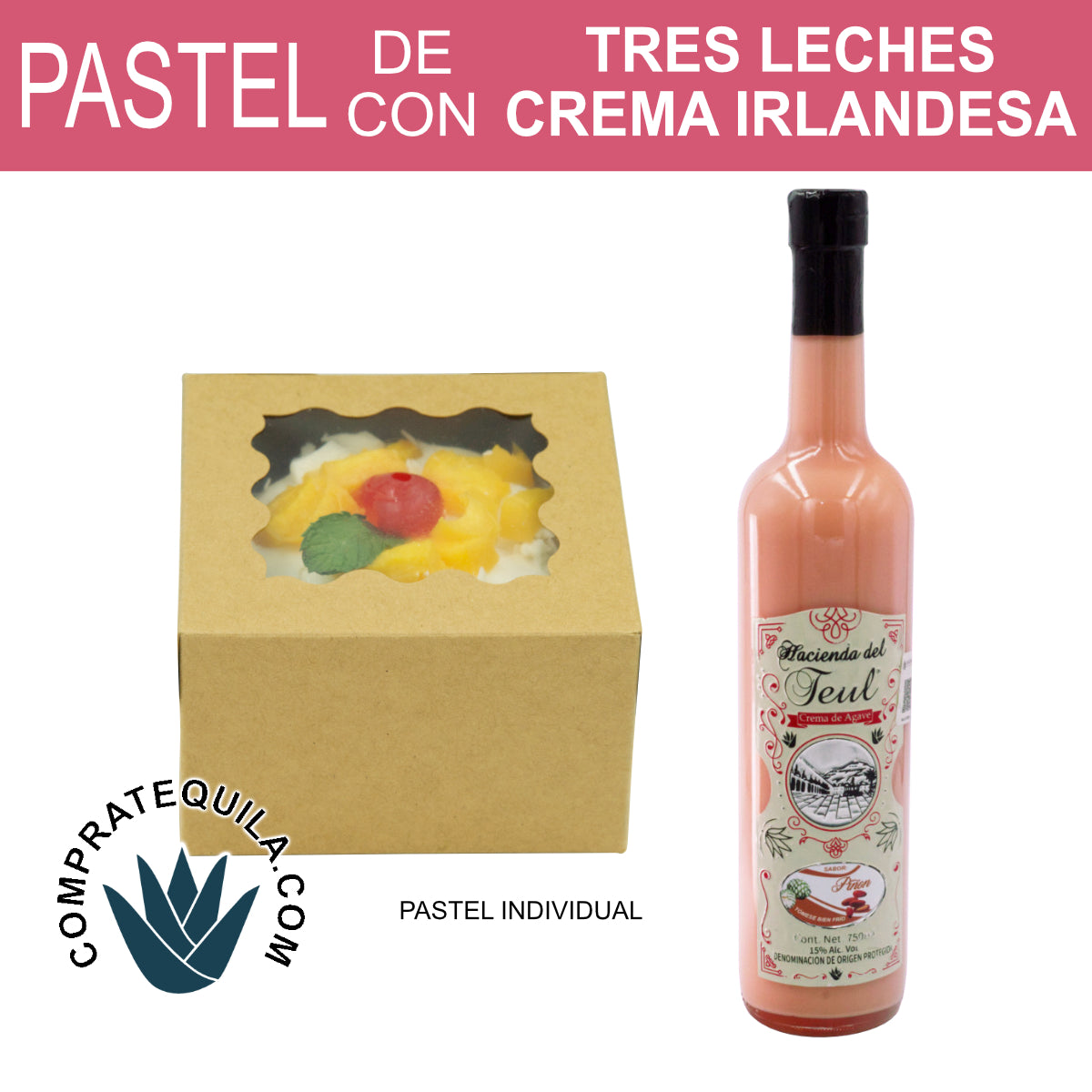 Exquisita Celebración: Pastel Edición Especial Tres Leches con Crema de Agave Mezcal para el Día de la Madre