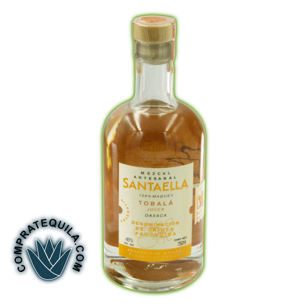 Mezcal Santaella Tobalá: El Encanto de Oaxaca en Cada Sorbo, Descúbrelo en CompraChelas.com y CompraTequila.com