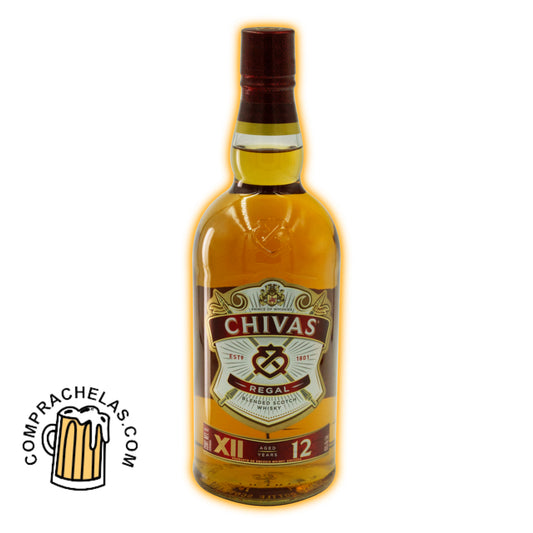Chivas Regal 12: El Arte de la Seducción en Whisky Escocés en CompraChelas y CompraTequila