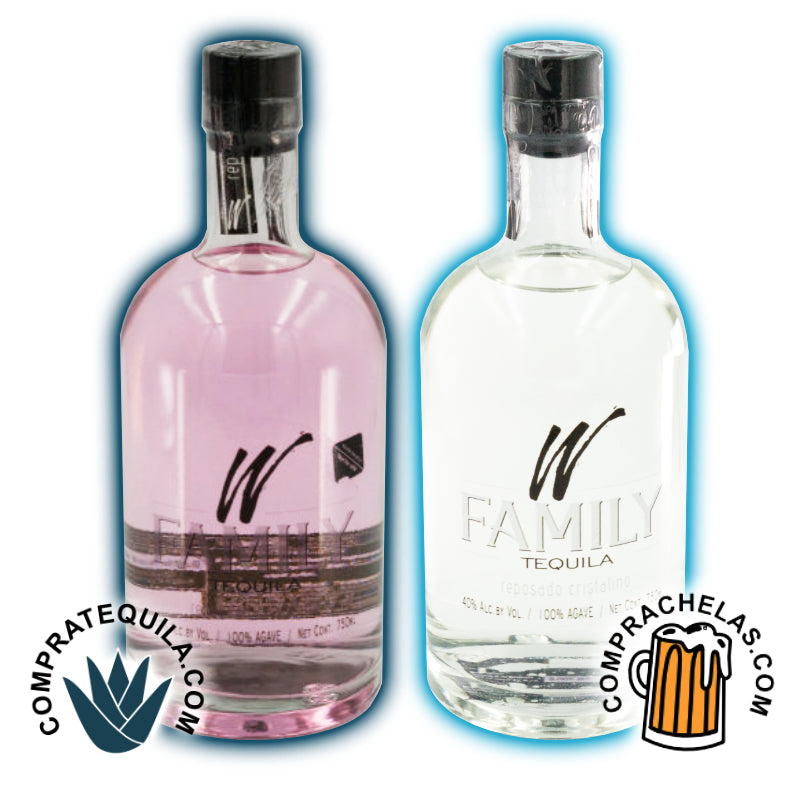 "W Family" Crystalline Rosado Reposado Tequila: An Exquisite Cocktail of Fruity Flavors and Elegance in Every Drop 